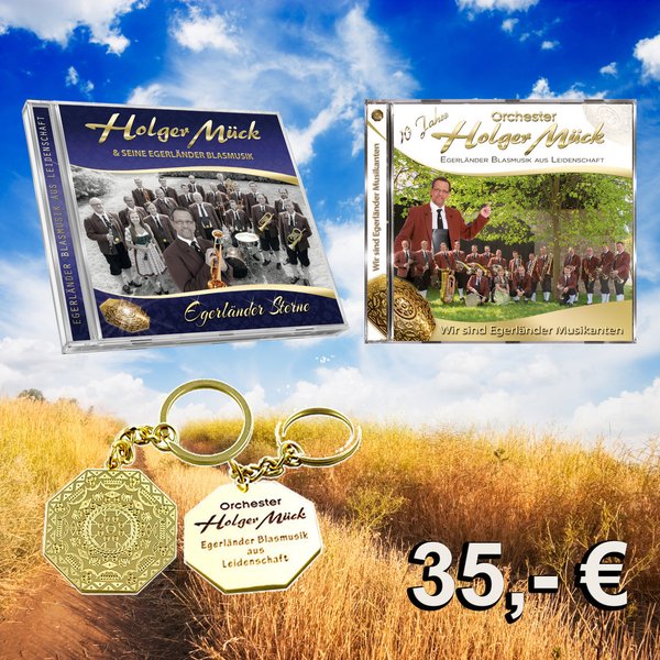 Muttertag-/ Vatertag-Special: CD "Egerländer Sterne", "Wir sind Egerländer Musikanten" und Schlüssel