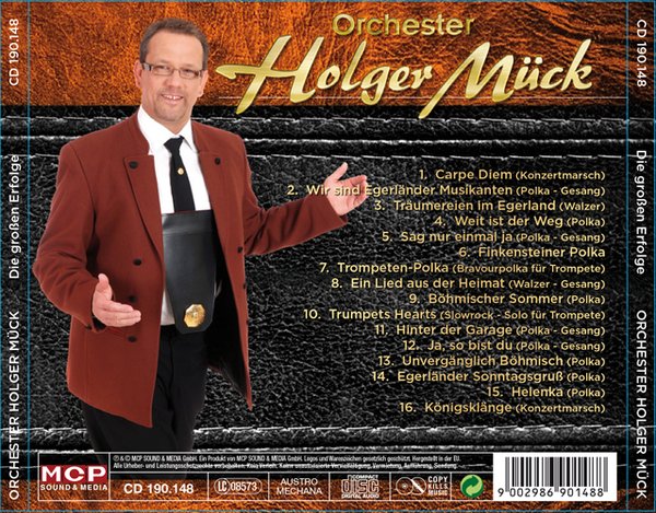 CD Orchester Holger Mück - Die großen Erfolge