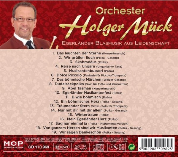 CD Orchester Holger Mück - Das Beste